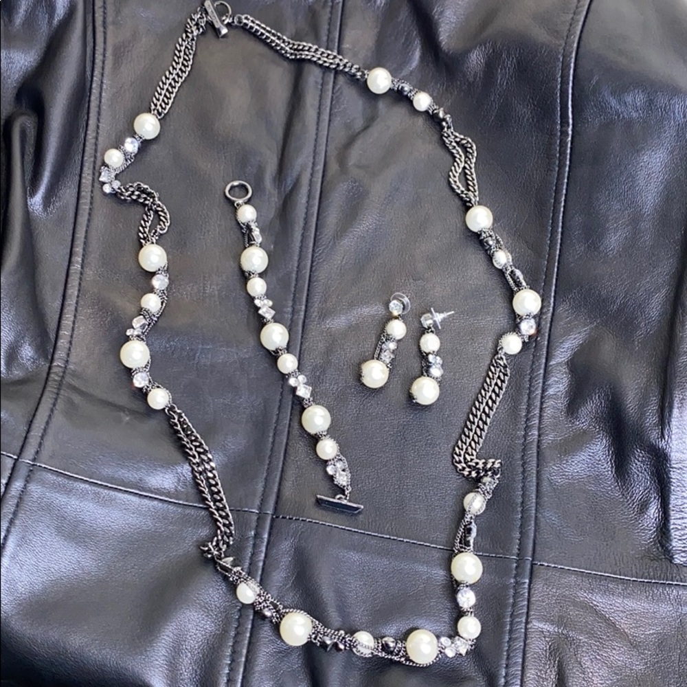 Givenchy Necklace, Bracelet, and Earrings
